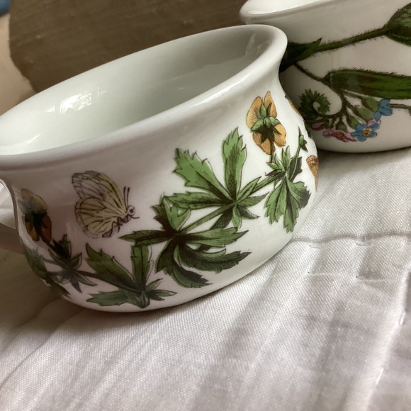 SET OF 2 VINTAGE PORTMEIRION BOTANIC GARDEN ESPRESSO CUPS - Picture 2 of 10